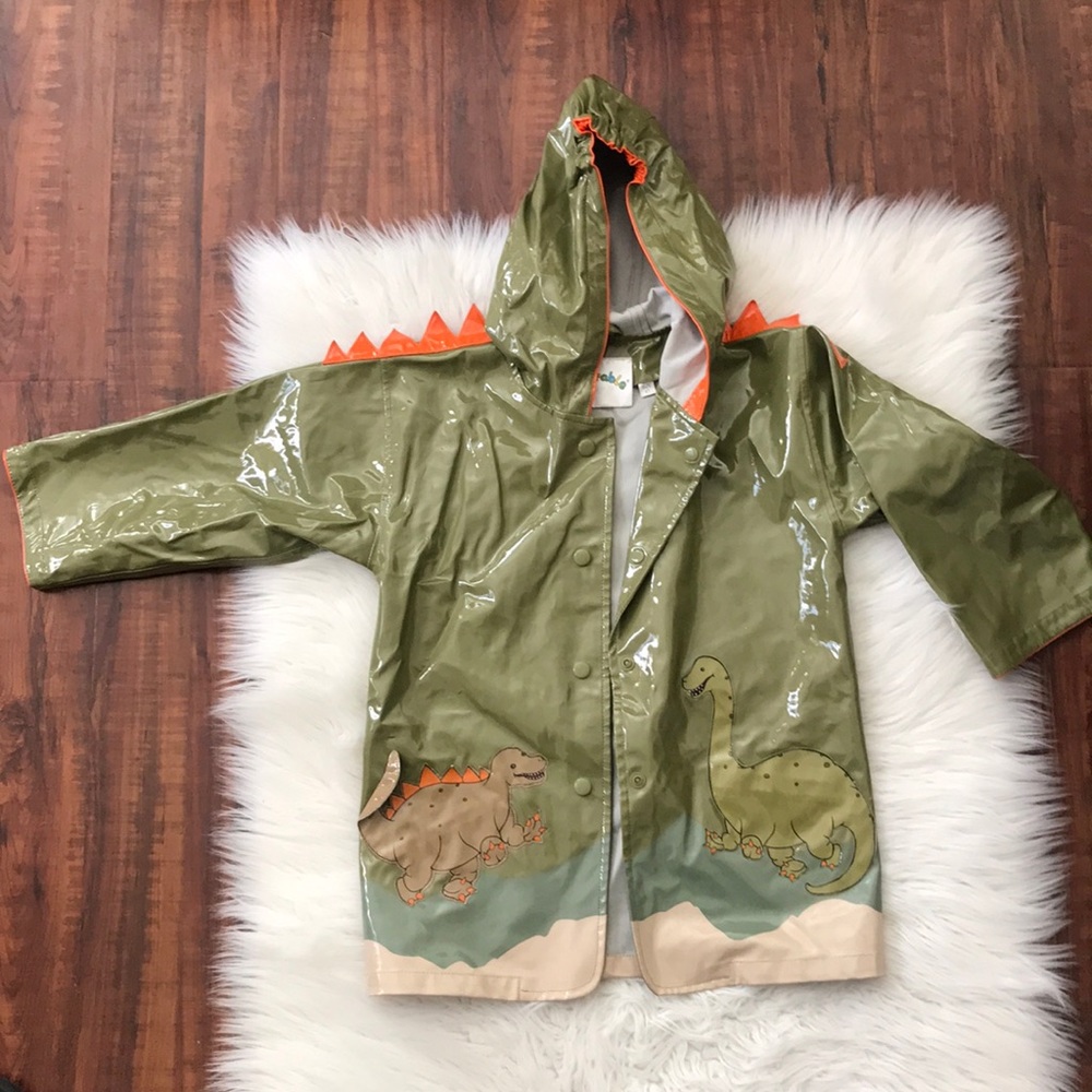 Kidorable Raincoat with dinosaurs!